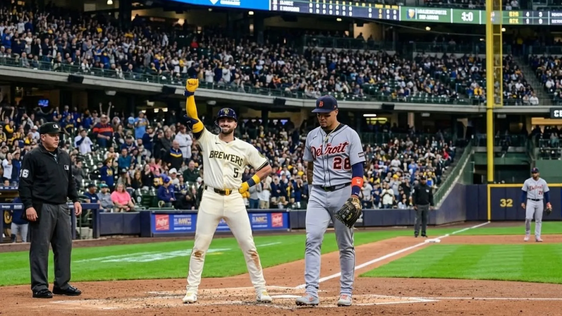 Brewers vs Tigers Match Stats