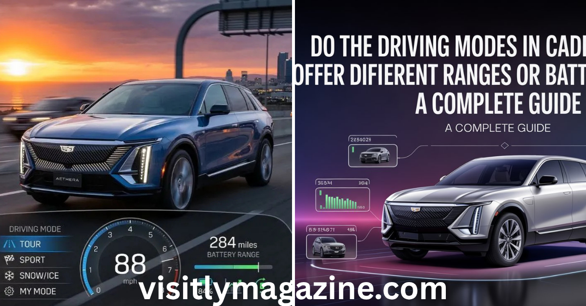 Do the Driving Modes in Cadillac Lyriq Offer Different Ranges or Battery Usages? Full Breakdown of Efficiency, Performance, and Real-World Impact Do the Driving Modes in Cadillac Lyriq Offer Different Ranges or Battery Usages?