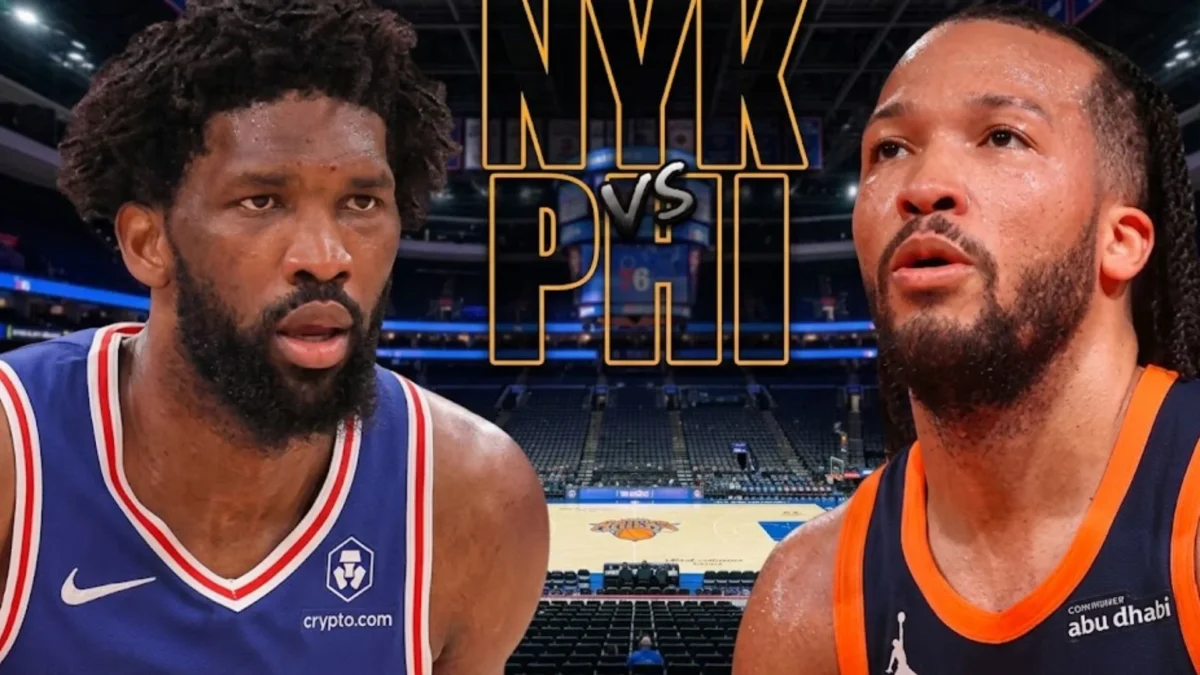 76ers vs Knicks match stats