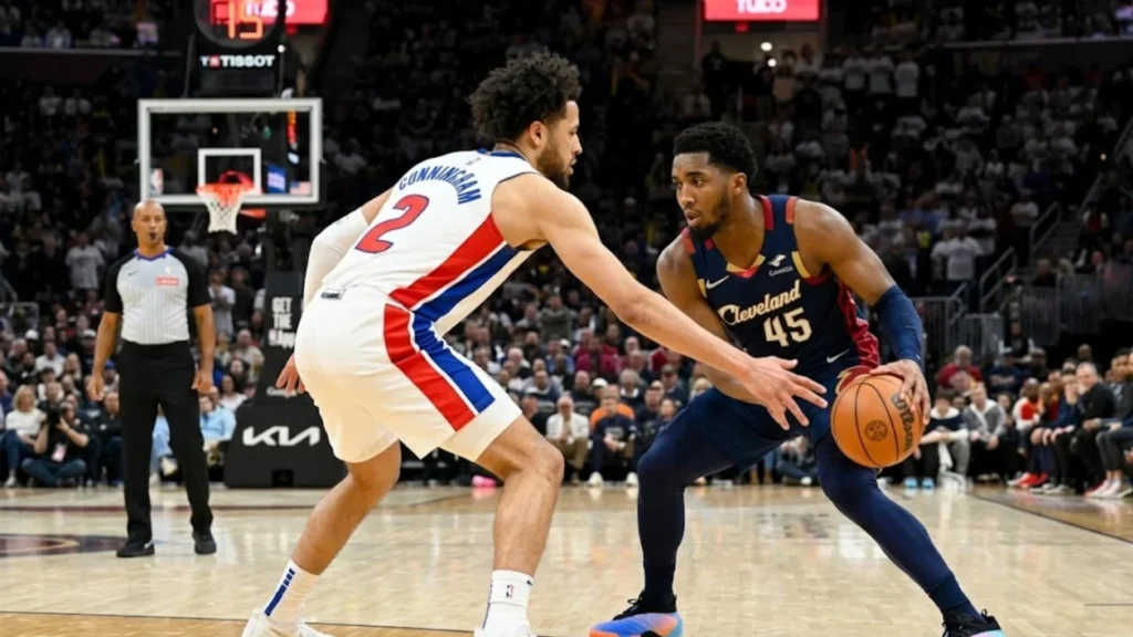 Cavaliers vs Pistons Match Score and stats